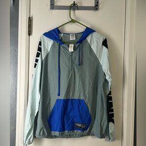 PINK Victoria's Secret Blue and Gray Jacket
